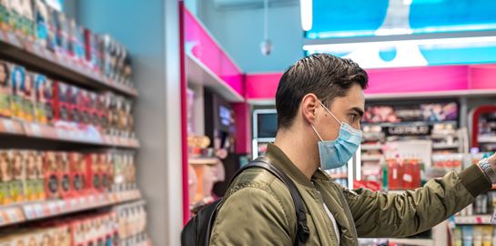 Βίντεο δείχνει την διασπορά του κορονοϊού σε σούπερ μάρκετ