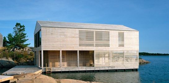 Πλωτά σπίτια για παντοτινές διακοπές