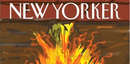 To εξώφυλλο του New Yorker δια χειρός David Hockney προκαλεί αντιδράσεις