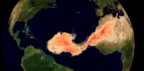 Το σύννεφο Godzilla που σκέπασε τον Ατλαντικό