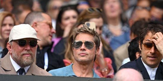 Ο Brad Pitt έκλεψε τις εντυπώσεις και στο Wimbledon
