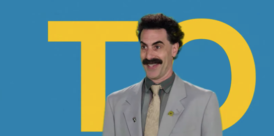 Το πρώτο teaser trailer του Borat 2