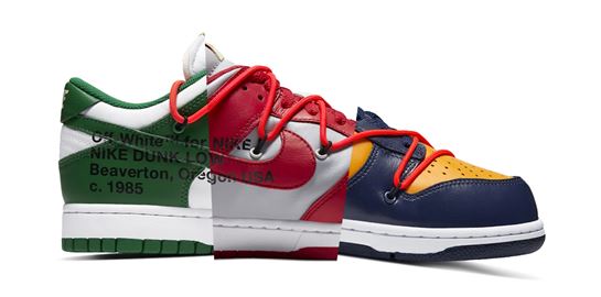 Ο Virgil Abloh μεταμορφώνει τα θρυλικά Dunk Low της Nike