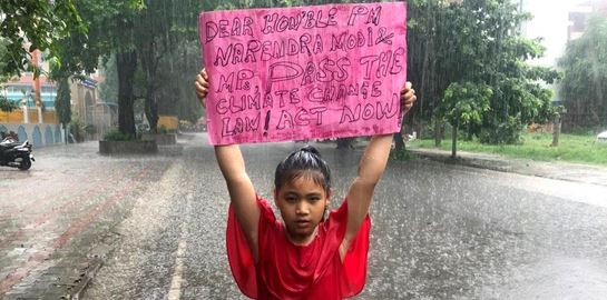 Μία 8χρονη Ινδή ακτιβίστρια θα φτάσει μέχρι το φεγγάρι για να σώσει τον πλανήτη