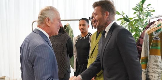 O David Beckham τώρα και πρεσβευτής του βασιλιά Καρόλου