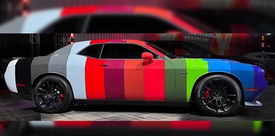 14 χρώματα για το αμάξωμα του Dodge Challenger