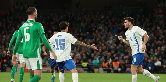 Ιρλανδία-Ελλάδα: Τρομερή η Εθνική μας κέρδισε 0-2 με υπέροχο γκολ του Ιωαννίδη (video)