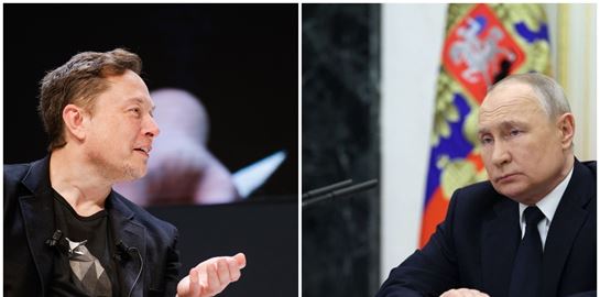 Musk και Putin κουβεντιάζουν στο τηλέφωνο σαν καλά φιλαράκια, λέει η Wall Street Journal