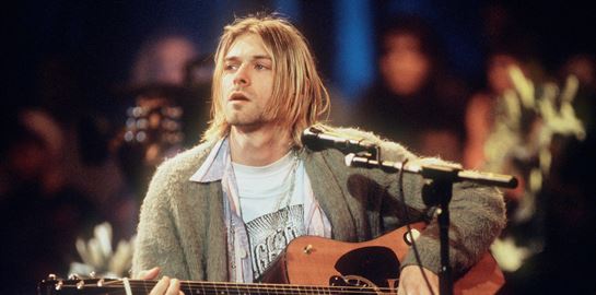 Στο σφυρί η κιθάρα του Kurt Cobain