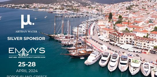 Το μ. Artisan Water συμμετέχει στο 20th East Med Multihull &amp; Yacht Charter Show