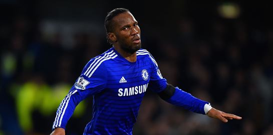 Didier Drogba, παρασύροντας τις αντίπαλες άμυνες