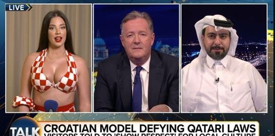 Η Ivana Knoll &#39;ξαναχτυπά&#39; σε ένα πρωτότυπο &#39;debate&#39; με επιχειρηματία από το Κατάρ