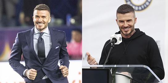 Με κοστούμι ή φόρμα ο David Beckham δεν χάνει ποτέ το στυλ του