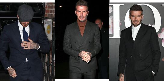 3 στιλάτα χειμωνιάτικα looks με κοστούμι από τον David Beckham
