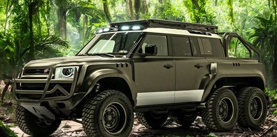 Το θηριώδες εξάτροχο Land Rover Defender για να σκοτώνεις ζόμπι