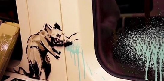 Το νέο γκράφιτι του Banksy για τον κορονοϊό