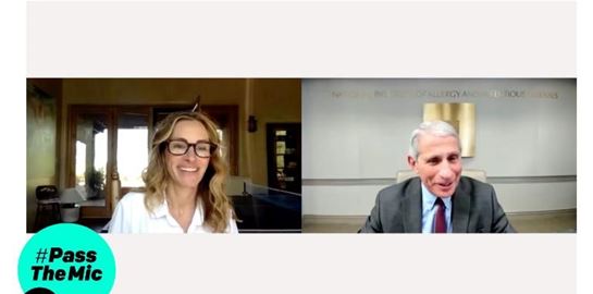 #PassTheMic: Celebrities δίνουν βήμα στους ειδικούς να μιλήσουν για τον κορονοϊό