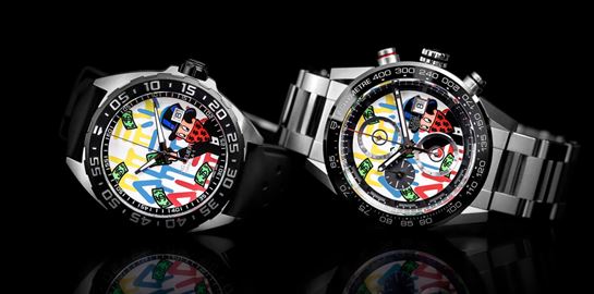 Street artist επανασχεδίασε δύο εμβληματικά ρολόγια της Tag Heuer