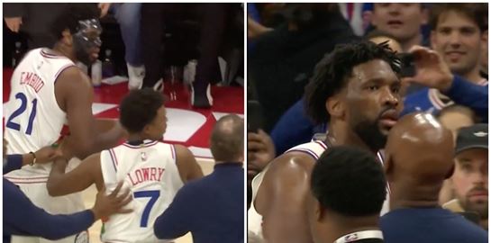 O Joel Embiid των Σίξερς αποβλήθηκε και αυτό δεν πήγε πολύ καλά (video)