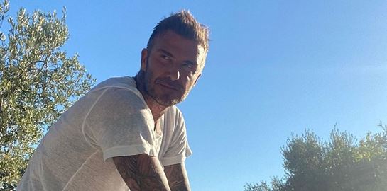 Τα λευκά sneakers δεν είναι για τον David Beckham