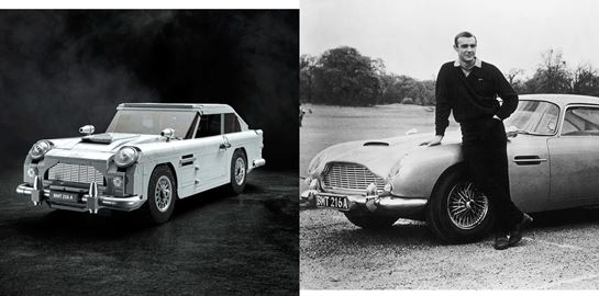 Η LEGO μόλις έφτιαξε την Aston Martin DB5 του James Bond