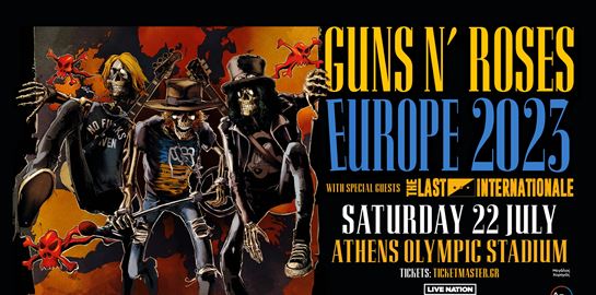 Όλα έτοιμα για τη συναυλία των Guns N&#39; Roses τον Ιούλιο στο ΟΑΚΑ