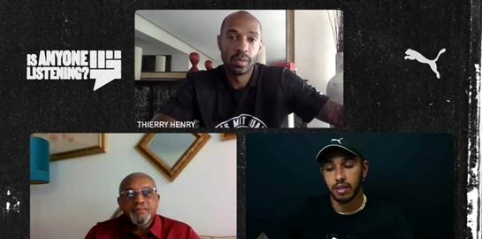 &quot;Is Anyone Listening?&quot; ανατωτιούνται οι Lewis Hamilton, Tommie Smith και Thierry Henry