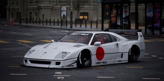 H εντυπωσιακή Ferrari F40 του παγκόσμιου πατριάρχη του bodykit