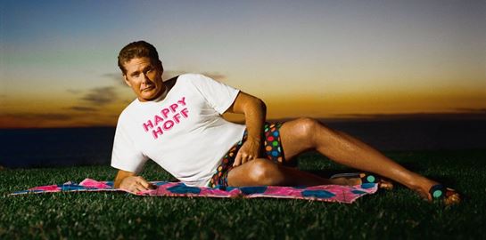 David Hasselhoff, μοντέλο ετών 66