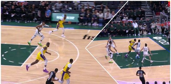 Ο Γιάννης Αντετοκούνμπο έριξε μία τάπα στον Lebron James που θα την θυμάται χρόνια (video)