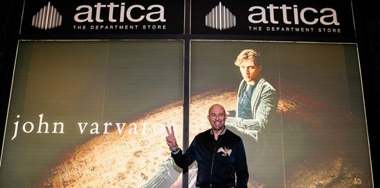 Στην παρουσίαση της συλλογής του John Varvatos για τους Led Zeppelin στο attica City Link