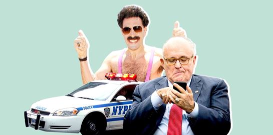 Ο Rudolf Giuliani υποψήφιος για Χρυσό Βατόμουρο για τo Borat 2