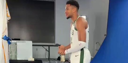 Γιάννης Αντετοκούνμπο: Μετά το πιλάτες έπιασε την σάμπα (video)