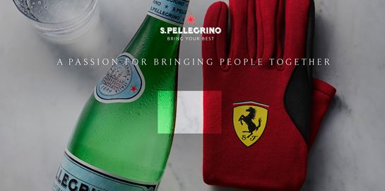S.Pellegrino x Ferrari: H ιταλική αριστεία προσγειώνεται από τις Άλπεις στις πίστες της F1