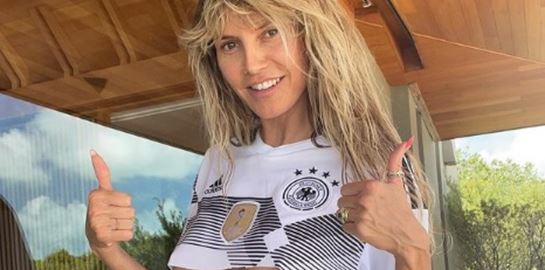 To underboob της Heidi Klum δεν βοήθησε την εθνική Γερμανίας