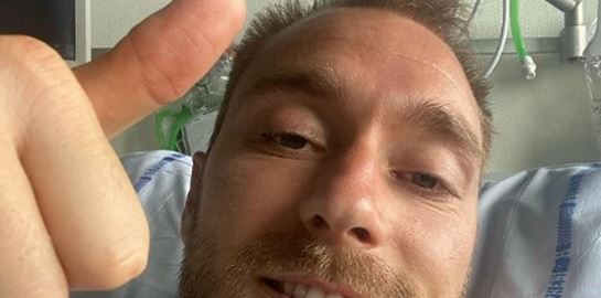 Όλα καλά για τον Christian Eriksen