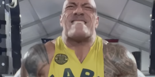 Η εξωφρενική προπόνηση του The Rock