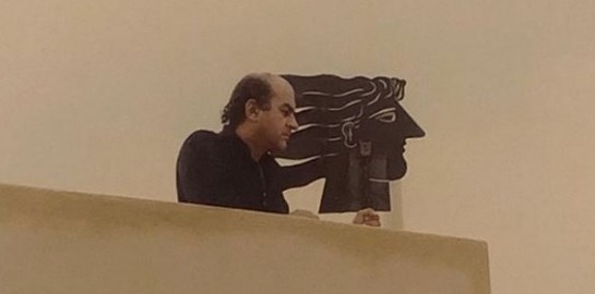 Ο Αλέκος Φασιανός με τον Γιάννη Τσαρούχη στο Παρίσι των 80s