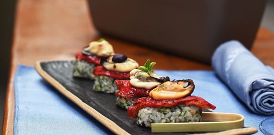 Nigiri-Μυδοπίλαφο, μία ξεχωριστή συνταγή από τον Δημήτρη Δημητριάδη