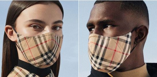 H Burberry λανσάρει μάσκες προστασίας ενάντια στον κορονοϊό