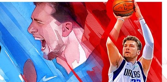 NBA 2K22 με Luka Doncic στο εξώφυλλο