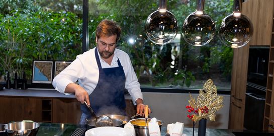 Εορταστική δημιουργική κουζίνα από τη Nolte Kitchens Greece