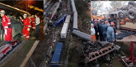 Σύγκρουση τρένων στα Τέμπη: Τρεις τραγωδίες σε 24 χρόνια