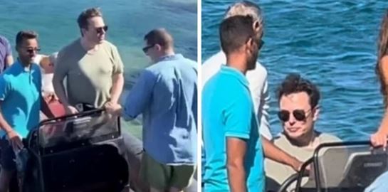 Στο μεταξύ, ο Elon Musk ήρθε Μύκονο για διακοπές