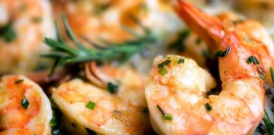 Γαρίδες κρασάτες, αρωματικές