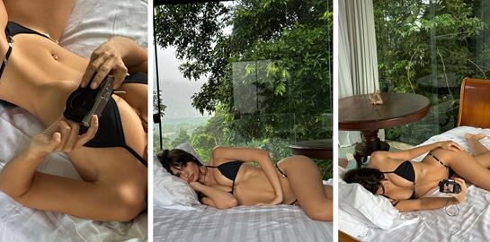 H Emily Ratajkowski παρουσιάζει τα νέα μικροσκοπικά μαγιό της και κανείς δεν εστιάζει σε αυτά