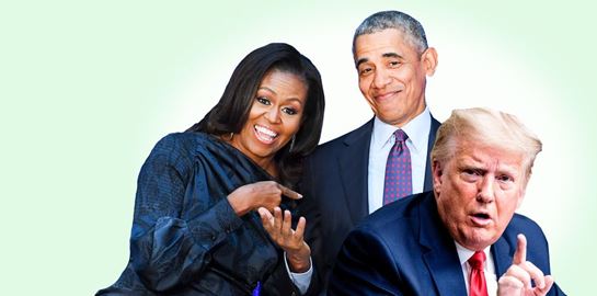 Η κωμική σειρά των Obamas για το χάος της κυβέρνησης Trump