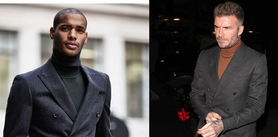 Σταυρωτό κοστούμι χωρίς πουκάμισο, με ζιβάγκο