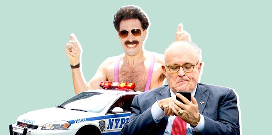 Η σκηνή με τον Rudolf Giuliani στο Borat 2 θα είναι η καταδίκη του