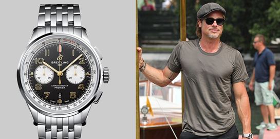 Το ρολόι του Brad Pitt είναι λες και βγήκε από τη χρυσή εποχή του Χόλιγουντ